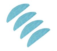 Paquete de 4 almohadillas de tela para fregona Cecotec para Conga para Y70 AI Robot Aspirador Accesorios Piezas de repuesto Kit de paño de limpieza de trapo