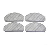 Paquete de 4 almohadillas lavables compatibles con Ecovacs para Deebot, paños de limpieza reutilizables suaves y absorbentes para fijación oscilante de fregona, protege los suelos de arañazos