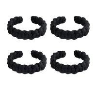 Paquete de 4 alzapaños de cortina de fibra natural que añaden calidez y elegancia a los diseños de interiores, cuerda decorativa multiusos, minimalistas, decoración del hogar