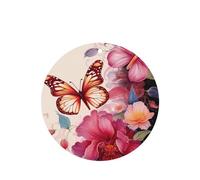 Paquete de 4 ambientadores para coche, diseño floral con mariposa, lindo ambientador para colgar en el coche, decoración de habitación de automóvil, regalo