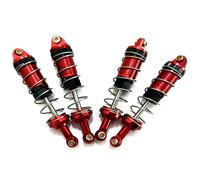 Paquete de 4 amortiguadores de metal para coche RC compatibles con MJX Hyper Go 16207 16208 16209 16210 H16BM H16GT H16DR escala 1/16 pieza de actualización de coche RC