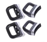 Paquete de 4 asas laterales de repuesto para orejas de olla, accesorios de reparación de utensilios de cocina de metal resistentes al calor con agarre corto antiquemaduras, fijación resistente, para