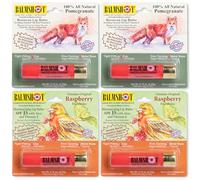 Paquete de 4 bálsamos labiales (combo de frutas (paquete variado))