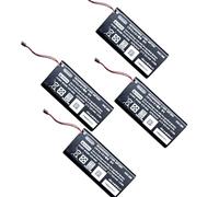 Paquete de 4 baterías de iones de litio extra recargables para Nintendo Switch JoyCon para mandos inalámbricos izquierdo y derecho, original HAC-006 525 mAh, cuatro baterías de litio