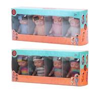 Paquete De 4 Bebés Renacidos Realistas - Boutique para Niños Pequeños, Juego De Muñecas Simulación Detallada De Recién Nacidos, Muñecas De Juego Interactivas Niñas, Niños, Guardería FA