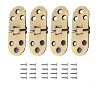 Paquete de 4 bisagras marinas de aleación de zinc para aplicaciones de mesa plegable y puerta, bisagras abatibles con resistencia y soporte de peso robusto para muebles (azul)