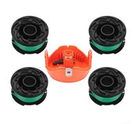 Paquete de 4 bobinas de repuesto para cortacésped GH3000 LST540 y SF080, carrete de nailon de alimentación automática de 20 pies