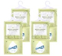 Paquete de 4 bolsas absorbentes de humedad colgantes de 5.6 onzas, sin fragancia, paquetes de humedad para armarios de cocina