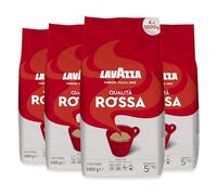Paquete de 4 bolsas de 1 kg de café en grano Qualita Rossa de Lavazza