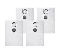Paquete de 4 bolsas de filtro compatibles con Metabo ASA 32 L, bolsas colectoras de polvo de repuesto para aspiradoras ASA32L en húmedo y seco