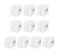Paquete de 4 bolsas de polvo compatibles para Tapo RV10 Plus y RVA200 de aire limpio y fácil eliminación (paquete de 10)