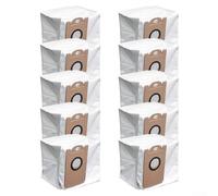 Paquete de 4 bolsas de polvo para aspiradora compatibles con aspiradora robot Vexilar W11, diseñadas para mantener una succión óptima y limpiar suelos (paquete de 10)