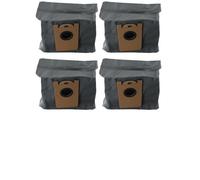 Paquete de 4 bolsas de vacío para Eufy para Robovac L35 Hybrid, filtro de carbono de 4 capas, eliminación de polvo de alta succión, compatible con estación de vaciado automático