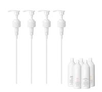 Paquete de 4 bombas de litros compatibles con Redken, Biolage, Joico | Para botellas de 1 L/33.8 onzas líquidas, compatible con botellas de jabón Dr. Bronner de 32 onzas