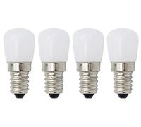 Paquete de 4 bombillas LED E14 SES de 3 W, color blanco cálido, 2800 K, 220 - 240 V, 30 W, repuesto halógeno, rosca Edison pequeña E14, para frigorífico/microondas, campana extractora/máquina de coser