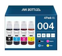 Paquete de 4 botellas de tinta de recarga de 4 colores compatibles con las impresoras Epson L1118 L1119 L1218 L1258 L1259 L3106 L3108 L3109 L3115 L3116 Alto rendimiento de impr(Size:1Set,Color:4Color)