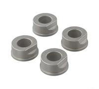 Paquete de 4 bujes de rueda delantera para cortacéspedes Craftsman Riding (modelos 532009040 y 532124959) - 1-3/8 pulgadas de diámetro exterior x 3/4 pulgadas de diámetro interior x 1 pulgada de alto