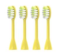 Paquete de 4 cabezales de repuesto for cepillos de dientes, compatibles con los modelos Ph One Soni Care HY1100, HY1200 y BH1022.(Yellow)