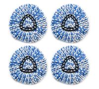 Paquete de 4 cabezales de repuesto para fregona giratoria compatibles con el recambio de fregona giratoria O Cedar RinseClean, cabezal de repuesto de fregona solo para sistema de 2 tanques, microfibra