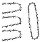 [Paquete de 4] Cadena de motosierra de 14 pulgadas, paso LP de 3/8 pulgadas, calibre de 0.50 pulgadas, 52 eslabones de transmisión, cadenas de acero de manganeso de bajo retroceso, compatibles con