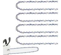 Paquete de 4 cadenas de motosierra de 12 pulgadas de paso LP de 0.043 pulgadas, calibre 45 eslabones de transmisión para DeWalt, Ryobi, Craftsman, Makita y más