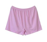 Paquete De 4 Calzoncillos Tipo Bóxer For Mujer Ropa Interior De Talla Grande Pantalones Cortos Bragas De Algodón De Cintura Alta Calzoncillos Cortos For Personas Mayores (Color : 4pcs A, Size : XXXX