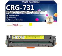 Paquete de 4 Cartucho de Tóner de Alto Rendimiento para Canon I-SENSYS LBP7100Cn LBP7110Cw MF628Cw 623Cn MF8280Cw MF8230Cn Impresoras, 2400 Páginas,Yellow-1 Pack