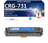 Paquete de 4 Cartucho de Tóner de Alto Rendimiento para Canon I-SENSYS LBP7100Cn LBP7110Cw MF628Cw 623Cn MF8280Cw MF8230Cn Impresoras, 2400 Páginas,Cyan-1 Pack