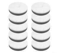 Paquete de 4 cartuchos de filtro de esponja de repuesto para ECOVACS para DEEBOT X11 para aspiradora robot OmniCyclone (paquete de 10)