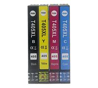 Paquete de 4 cartuchos de tinta compatibles con impresora Pro WF-3820 WF-4820 WF-4830 WF-7310 WF-7830 WF-7835 WF-7840 (1 negro, 1 cian, 1 magenta, 1 amarillo)