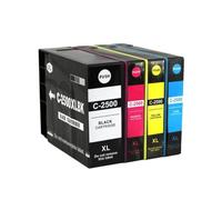 Paquete de 4 Cartuchos de Tinta compatibles PGI2500 2500XL para Impresora Canon MAXIFY IB4050 MB5050 MB5350 MB5150 MB5155 MB5455