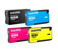 Paquete de 4 cartuchos de tinta de repuesto 962 962XL Premium de alta capacidad compatibles con OfficeJet 9010 9012 9015 9018 9025