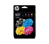 Paquete de 4 Cartuchos de Tinta Original HP 937 CMYK - Calid