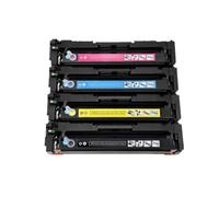 Paquete de 4 Cartuchos de tóner de Color compatibles CF510A CF511A CF512A CF513A reemplazo para Pro M154 MFP M180 M180n M181 M181fw