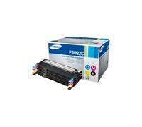 Paquete de 4 cartuchos de tóner Samsung CLT-P4092C (SU392A) cian, amarillo, magenta y negro para las series CLP-310/CLP-315/CLX-3170/CLX-3175