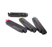 Paquete de 4 cartuchos tóner for impresoras universales con copiadoras M6030, M6530, MP6130CDN, TK5140 y TK5143