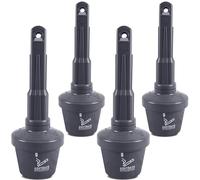 Paquete de 4 ceniceros para exteriores de 76 cm, cenicero de pie resistente al viento para balcón, patio y jardín, sin olor y sin humo, cenicero para cigarrillos para interiores y exteriores (gris)
