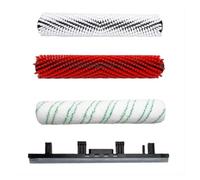 Paquete de 4 cepillos de rodillo limpiador, cepillo principal, tira raspadora, Compatible con Karcher,BR30/4C, accesorios for electrodomésticos