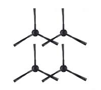 Paquete de 4 cepillos laterales de repuesto para robot aspirador Zaco V5s Pro que mantiene la capacidad del limpiador para manejar los desastres diarios