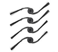 Paquete de 4 cepillos laterales para aspiradora robótica ILIFE A30 y A30pro - Piezas de repuesto para barredoras de limpieza de bordes ABS