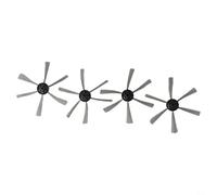 Paquete de 4 cepillos laterales para Mondial RB-01 RB-07 para sencor SVC 7020 Robot Aspirador Accesorios Eficiente Recolección de polvo Limpieza de esquinas