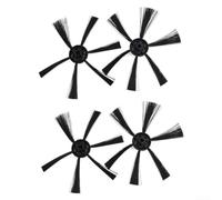 Paquete de 4 cepillos laterales para robot aspirador Severin RB7025, piezas de repuesto para limpieza de bordes y recogida de polvo en suelos duros