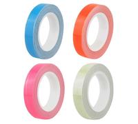 Paquete de 4 cintas adhesivas fáciles de tear claras para la noche y la actividad del aula