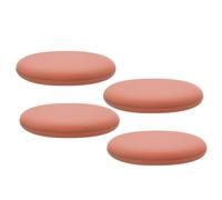 Paquete de 4 cojines redondos para sillas, 40 x 40 cm, fundas extraíbles con parte inferior antideslizante, suaves y transpirables, para el hogar, cocina, comedor, patio y balcón