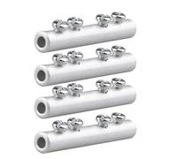 Paquete de 4 conectores de transición de cobre y aluminio, terminales sin aplastamiento de alta potencia, 1,5-50 mm², fijación de doble tornillo Terminales y kits(B,(25-50 sq mm))