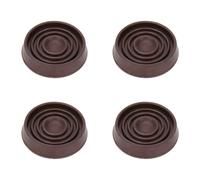 Paquete de 4 copas con ruedas para muebles Semetall, almohadillas de goma redondas de 1,5"" para muebles