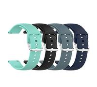 Paquete de 4 Correas de Tencloud compatibles con Umidigi Urun S/Urun/Uwatch 2S/3S/Uwatch2/ID206/Letsfit EW1, Correa Repuesto Silicona Suave Correas de 22mm Reloj (pequeño, Color B)