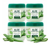 TABAIBALOE Crema Aloe Vera Premium Crema de Aloe Vera para Cara y Cuerpo, 300 ml X 4 Unidades, 1200 Mililitros