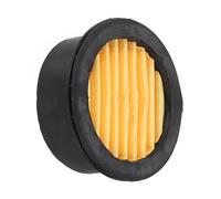 Paquete de 4 elementos de filtro de compresor de aire para reemplazo de silenciador - plástico, negro, 6 x 2,5 cm, compatible con bombas de aspiradora