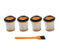 Paquete de 4 elementos de filtro para aspiradora Shark W1 W2 W3 Wv200 Wv205 Modelos de mano - Filtro de malla de plástico naranja blanco 4,8 x 3,6 x 5,6 cm